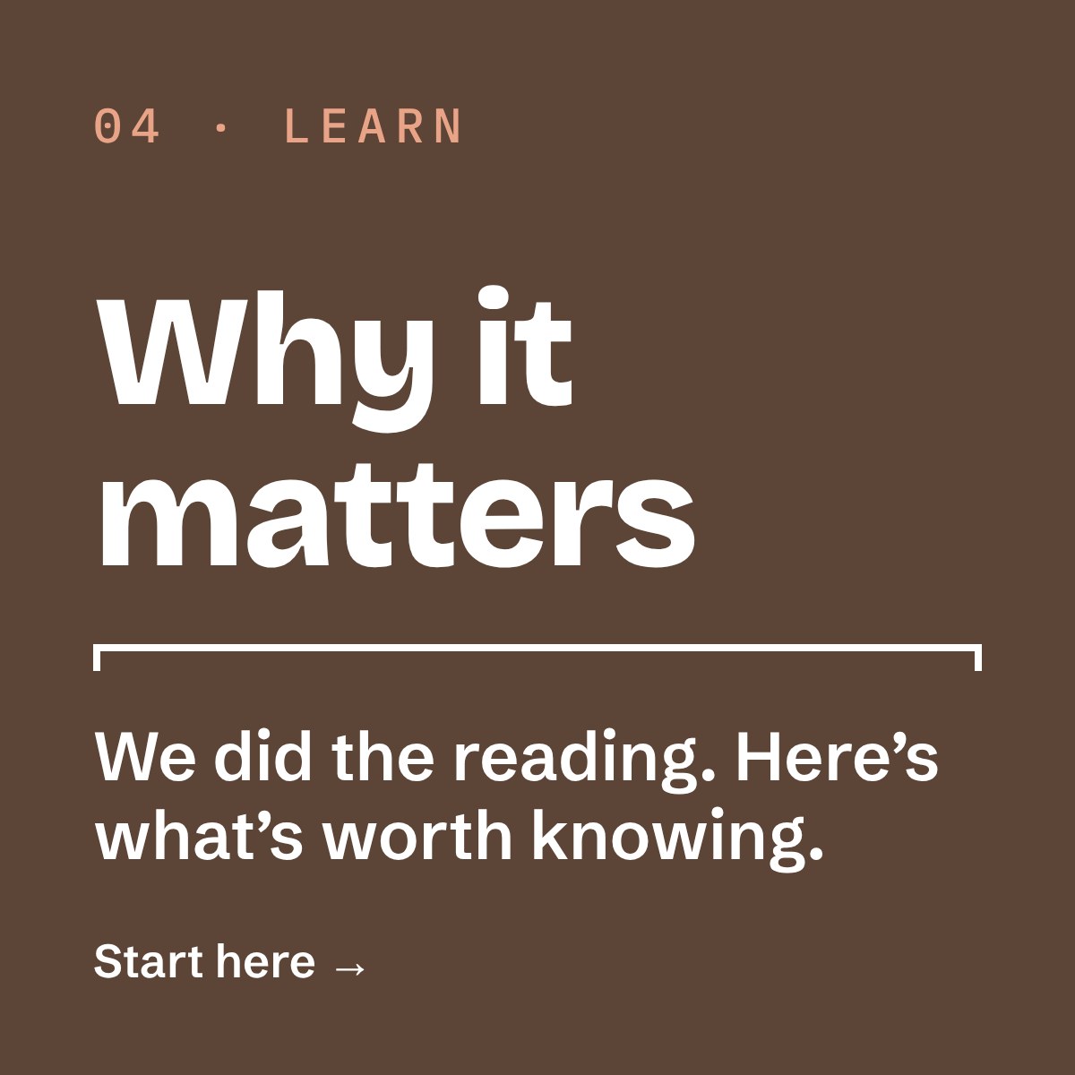 Why It Matters